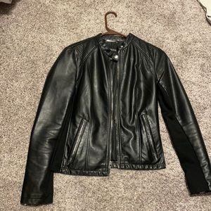 Express faux leather jacket